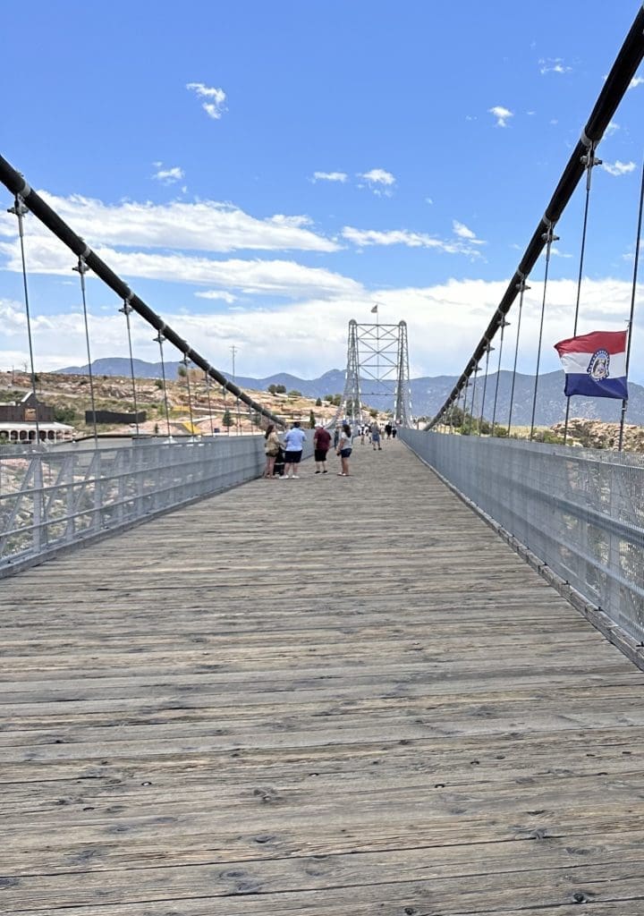 Walk across the Royal Gorge Bridge